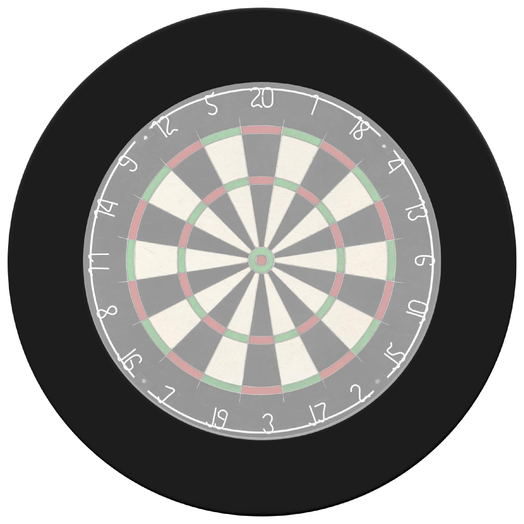 Designa Darts Dartboard Surround | Heavy Duty Design Collection | Black