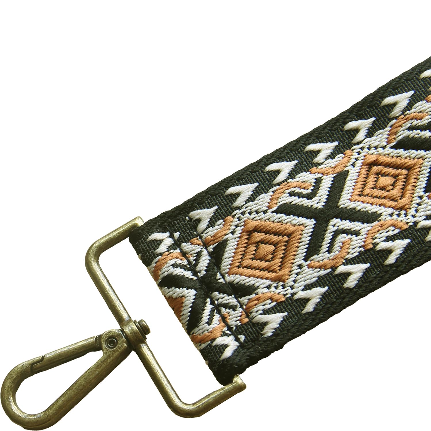 Xundefeng 2" Wide Women's Boho Replacement Handbag Straps for Crossbody Purse Bags Lady Girls Canvas Bag Strap B - Image 2
