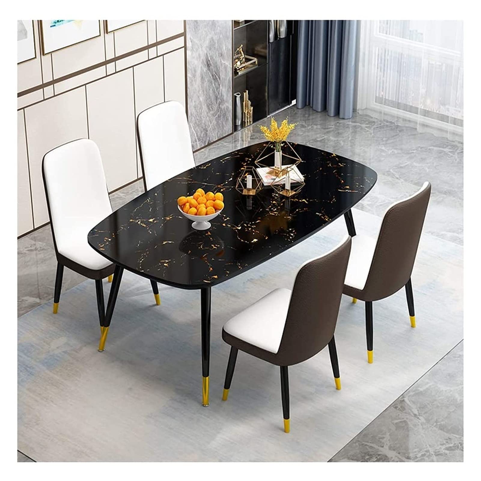 Dining table and chair set Tables and Chairs Tea Shop Bakery Baby Shop Library Movie Theater Nail Shop Beauty Shop Supermarket Sales Department Hotel Ideal for Home, Kitchen, Living Room