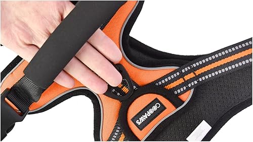 Miniatura 27 de Arnés acolchado reflectante para perro, ligero antidesgarros, arnés ajustable para mascotas al aire libre para perros pequeños, medianos y grandes