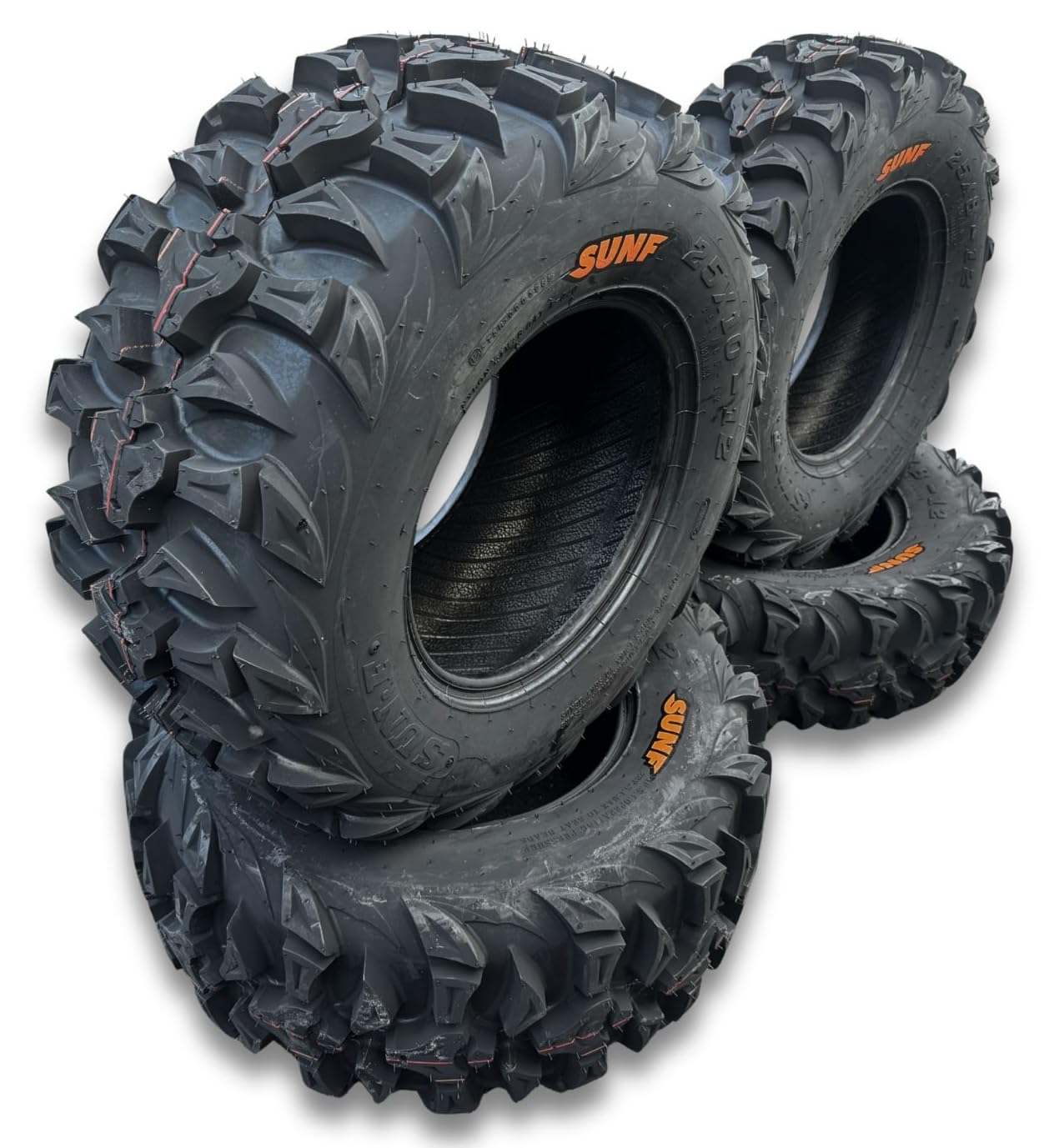 Sunf A-040 Quad ATV Buggy Reifen 25x8-12 65J + 25x10-12 70J 6PR Reifenset
