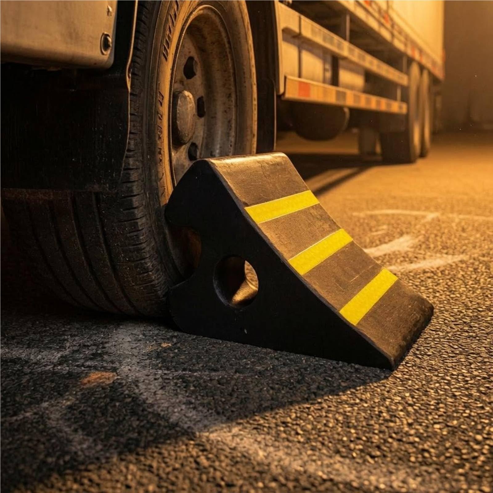 Cunei for Ruote for in Gomma Resistenti all'Usura Trazione A Coste di Sicurezza del Veicolo for Proprietari Auto, Parcheggio, Garage per Auto | 25KG L Rubber Wheel