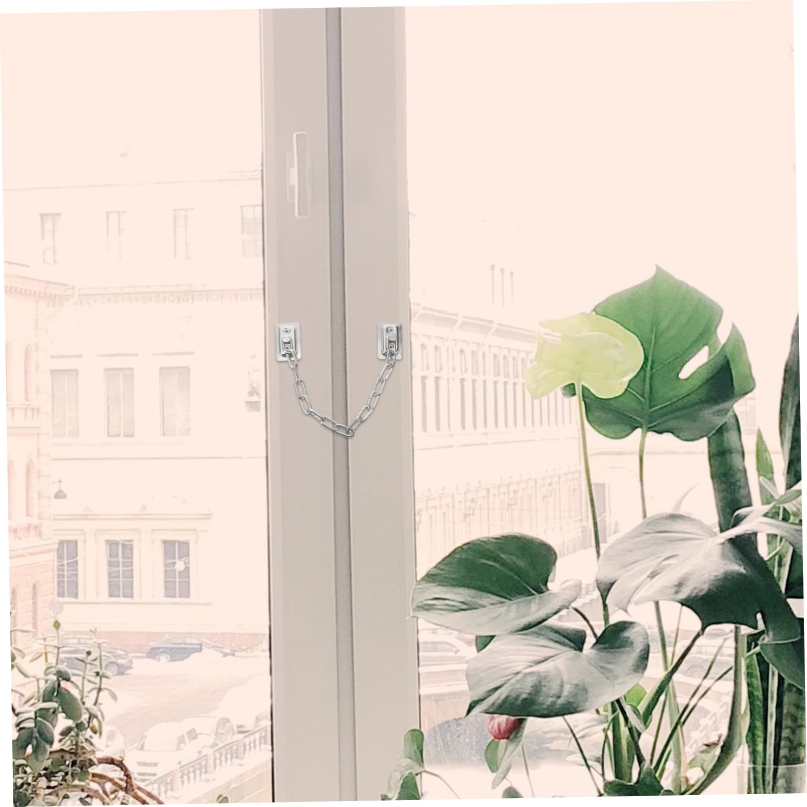 5 Pezzi Catene Per Serrature Per Finestre Serrature Di Sicurezza Per Finestre Serrature Per Porta D'Ingresso Serrature Interne Per Porte Serratura Di Sicurezza Per Porta Catena ARTIBETTER