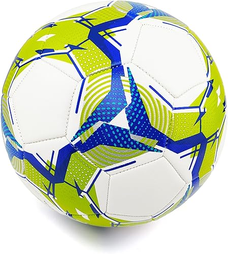 Miniatura 4 de Soccer Ball Sizes 3 4 5 for Boys Girls Adults Training Indoor Outdoor Lawn Sports in Red Blue Green Black White