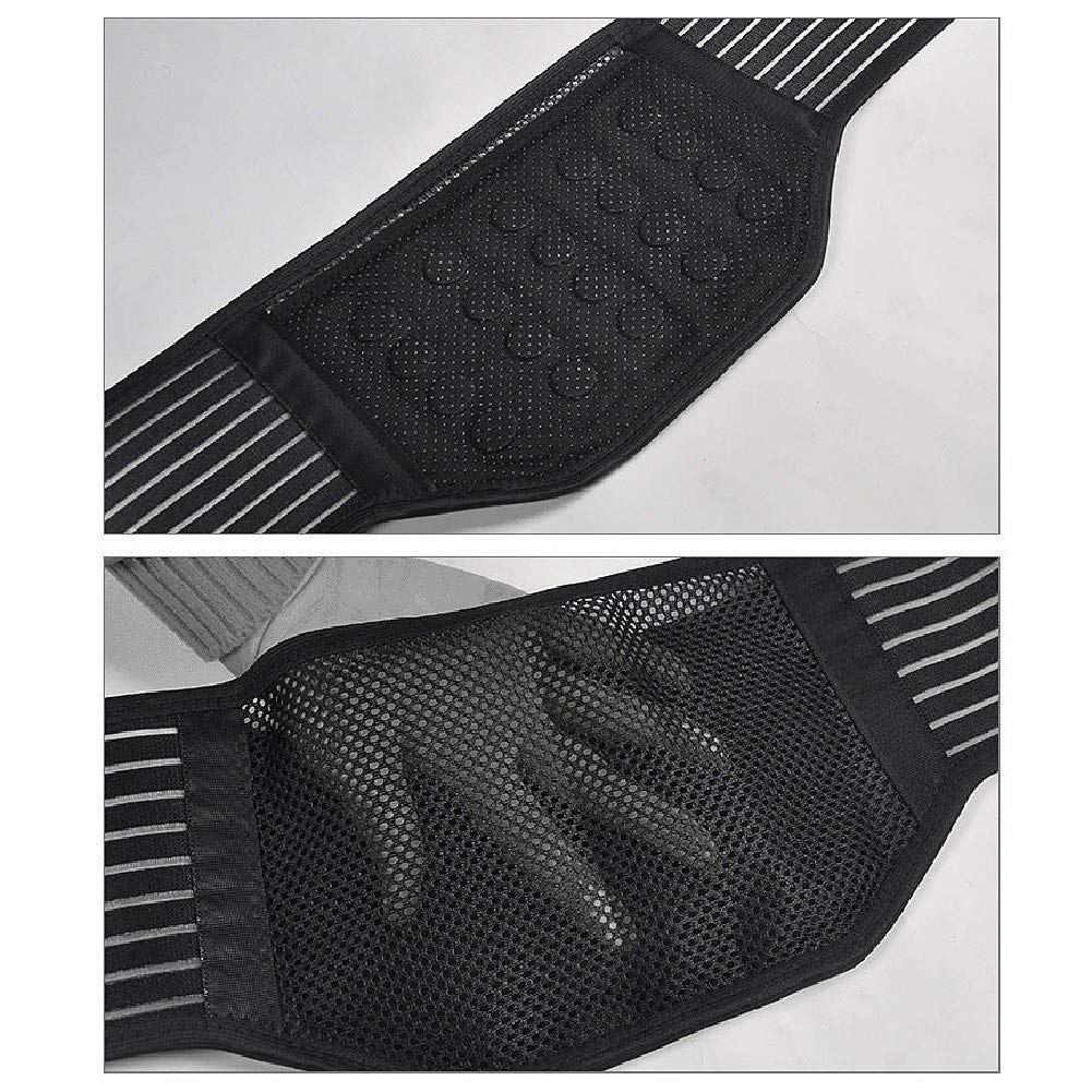 Ceinture Soutien Lombaire avec 20 Aimants Bas du Dos Soutien Ceinture pour Sport Ou Travail Apparenté Retour Douleur Confortable Ajustable Poids Léger (Size : XL)