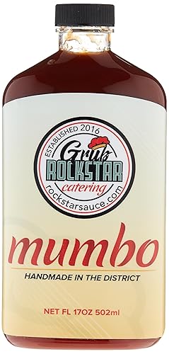Salsa Grub Rockstar Mumbo. Alternativa a ketchup. Salsa a base de CC con sabores de jugo de piña, vinagre y ketchup. Una salsa dulce que combina