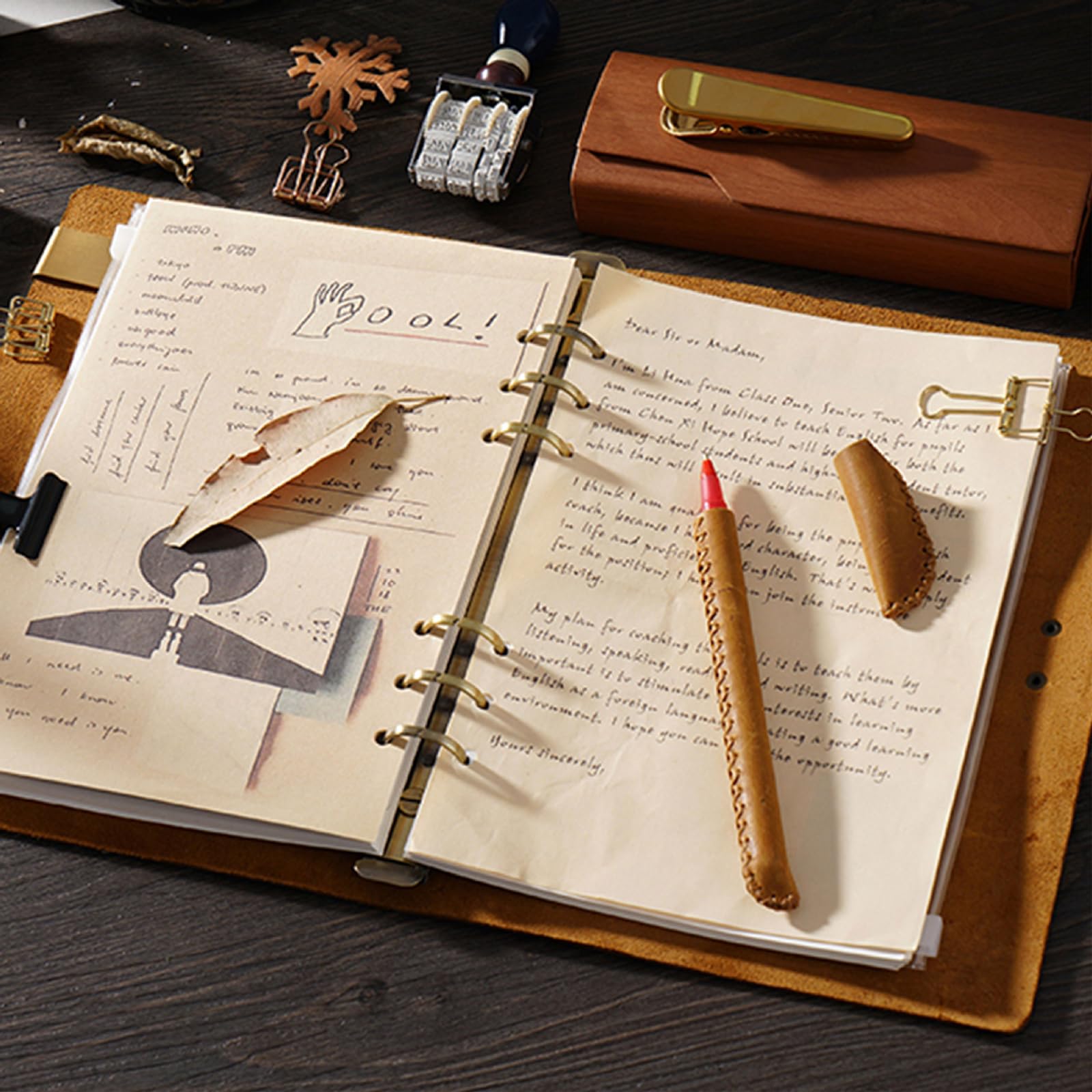 Quaderno riutilizzabile, pagine personalizzabili e fogli di scrittura premium per professionisti, planner Paperring