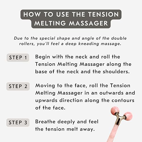 Miniatura 47 de Mount Lai Amethyst Trio Calming Facial Set, Facial Roller and Amethyst Gua Sha Facial Tools Set, Guasha Tool for Face to Relieve Muscle Tension and