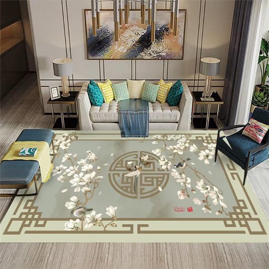 Tapis de salle à manger imprimé classique pour embellir votre bureau