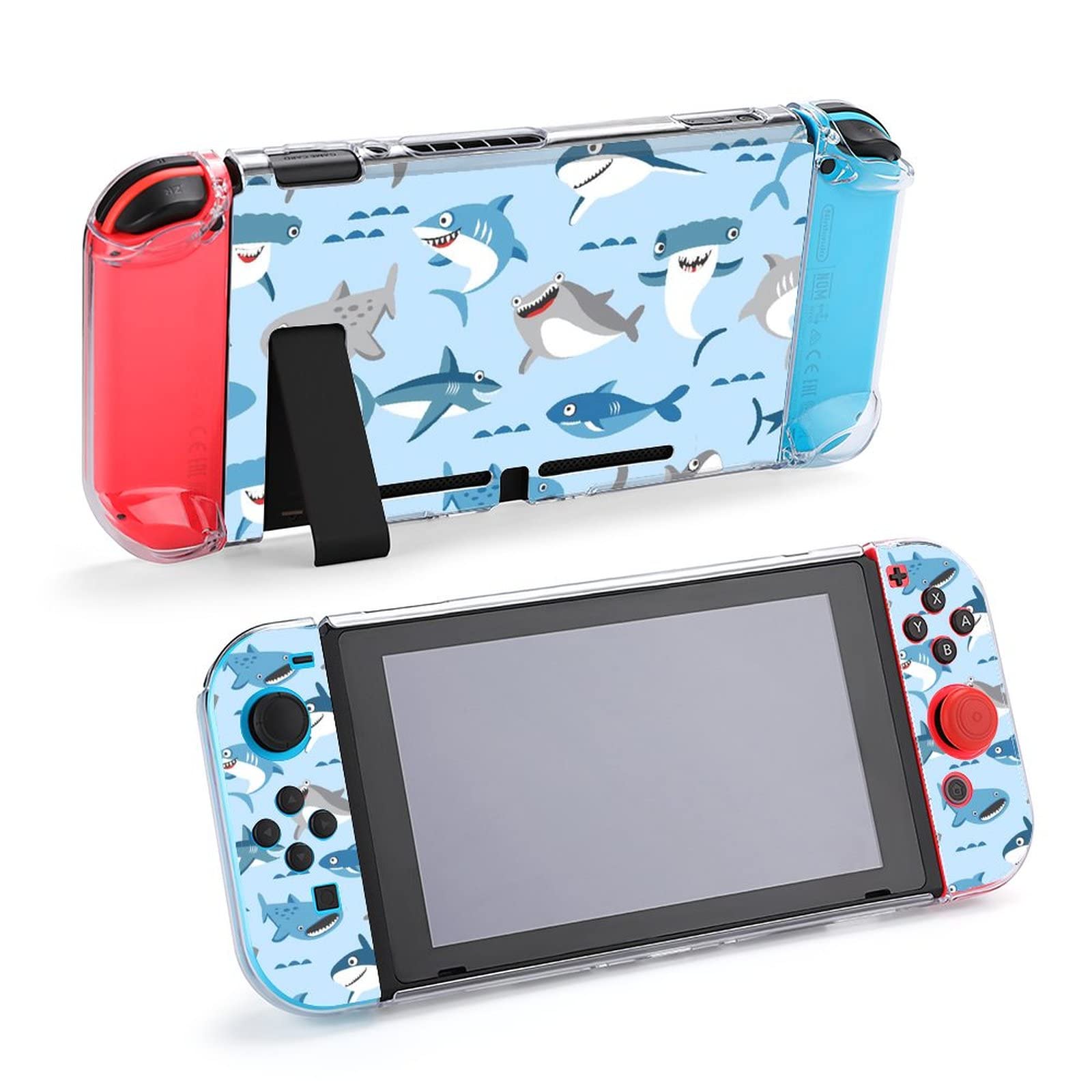 Amazon.co.jp: サメ Switch スイッチカバー 保護カバー ハード