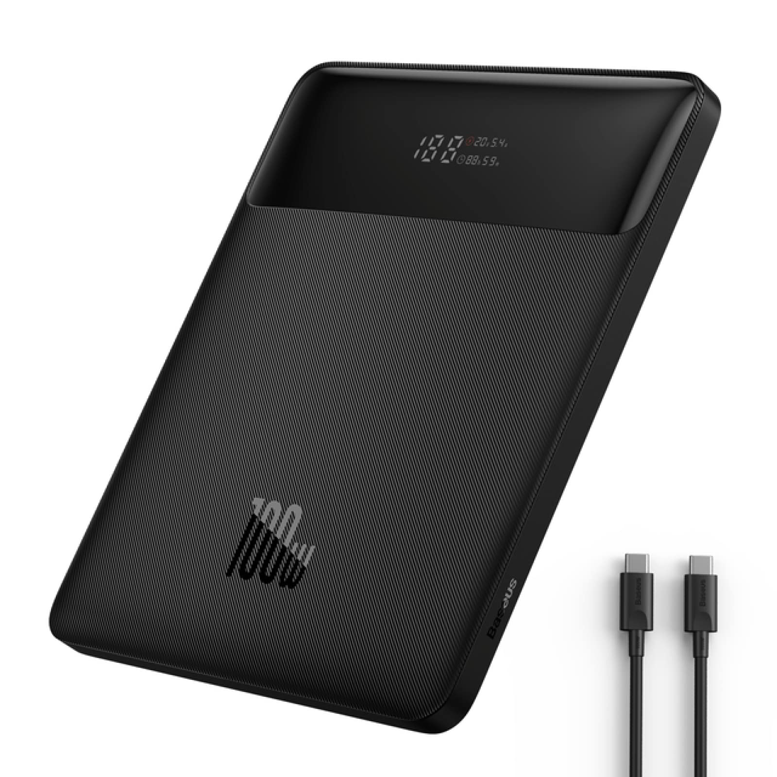 100W Power Bank 20000mAh typ C PD szybkie ładowanie powerbank przenośna ładowarka zewnętrzna do laptopa z kablem 100 W