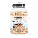 Urban Platter Rolled Oats, 2Kg (High-fiber Breakfast Cereal/Use for Baking, Granola and Oatmeals/Rich in Beta Glucans) gallery image