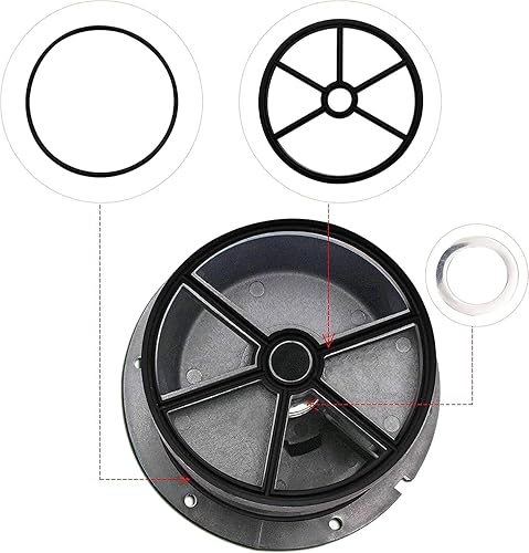 Miniatura 6 de MHYYT Válvula de filtro de piscina Vario-Flo de repuesto para Hayward 1 12 "SP0710 SP0710X SP0711 SP0712 SPX0714L SP0714T SPX0714CA Kit