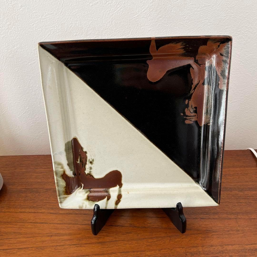 益子焼 佐久間藤也さん 角皿