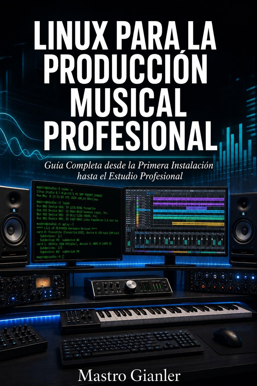 Livre Linux audio guide de production musicale en studio