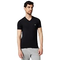 EMPORIO ARMANI Crew Neck T-Shirt Maglietta, Nero