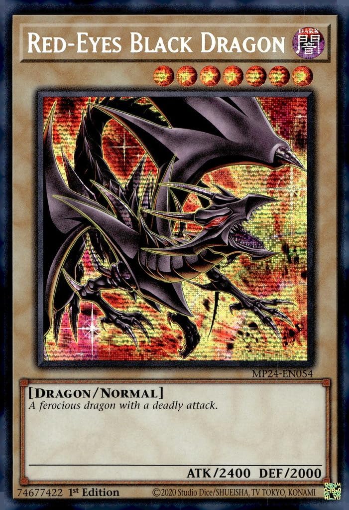 Red-Eyes Black Dragon (Alternate Art) - MP24-EN054 - Prismatic Secret Rare - 1st Edition