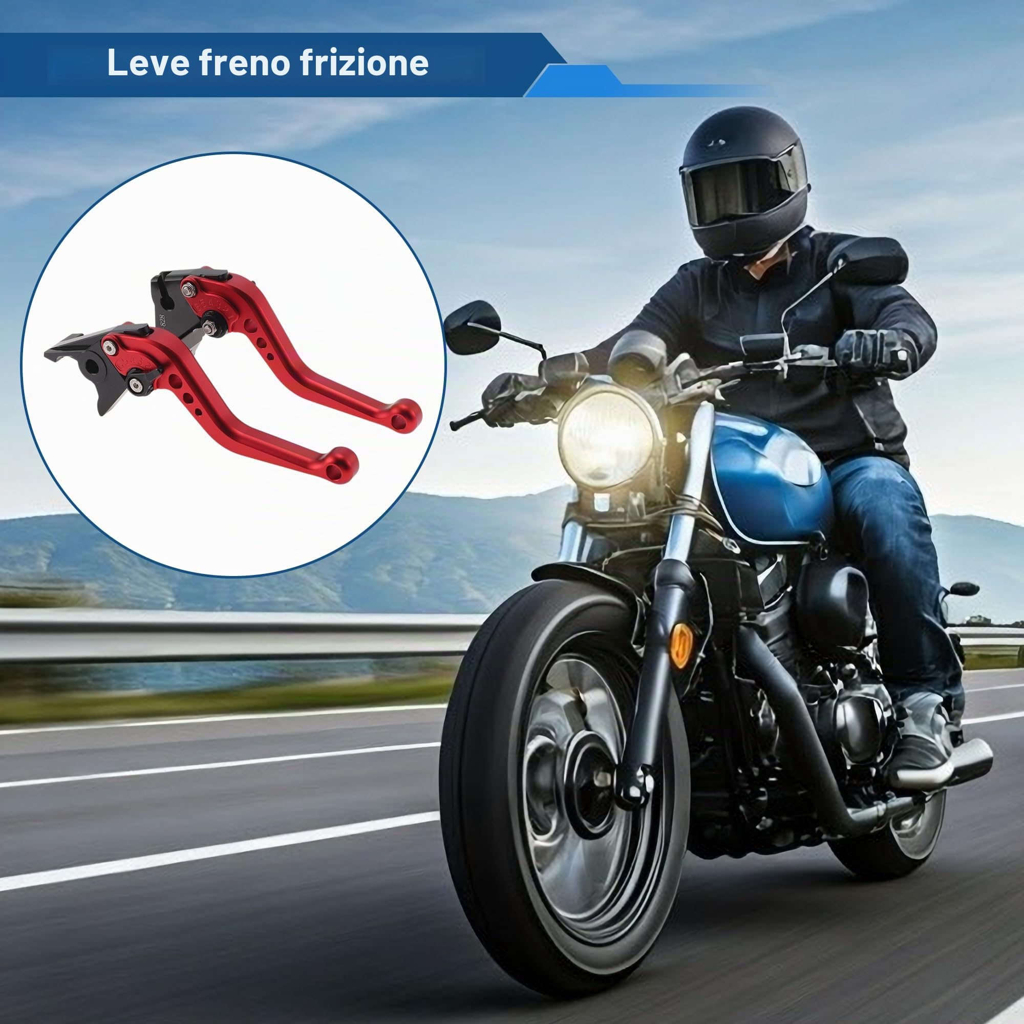 Leve Freno Frizione Corti Per Kawasaki Z750 2007-2012 1 Coppia