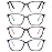 Przene 4 Pack Reading Glasses for Women Men Cat Eye Butterfly Blue Light Blocking Readers with Spring Hinges 1.0