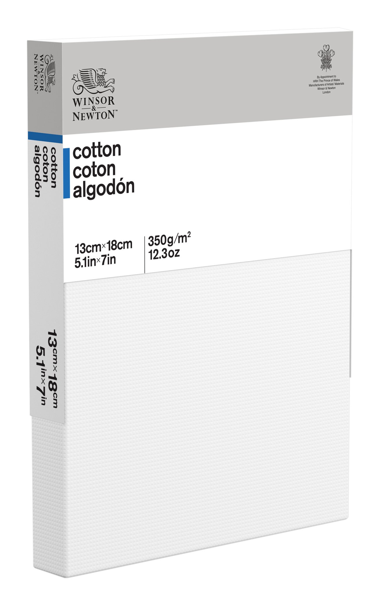 Winsor & Newton 6201053 - Keilrahmen " Classic " 3-fach grundiert 350 g/m², Leistendicke 19 mm, Baumwolle - 13 x 18 cm