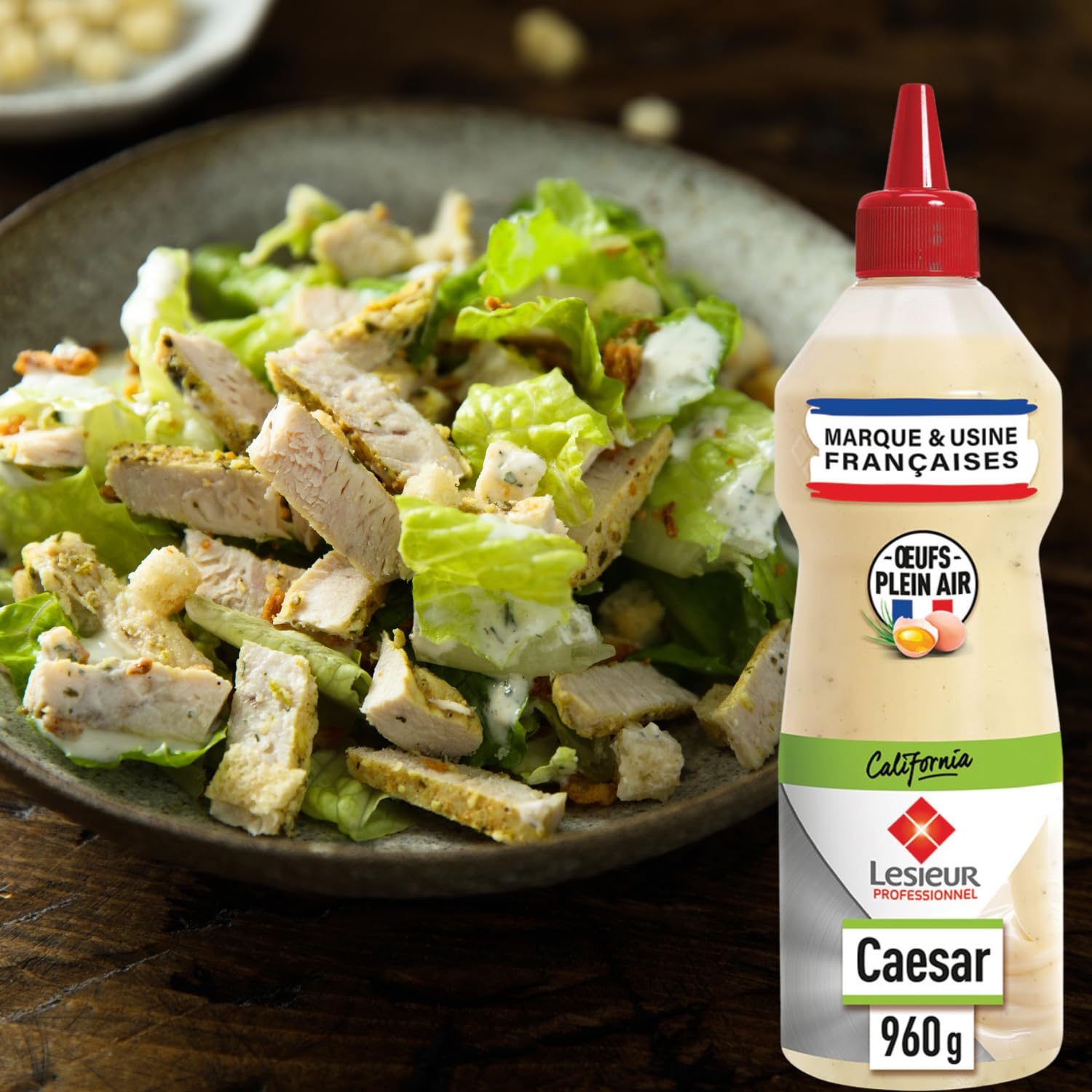 LESIEUR PROFESSIONNEL | Sauce California Caesar | flacon souple 970 ml
