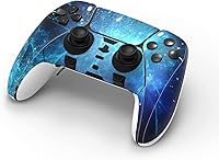 Vista 9 de PlayVital 2 Set Skin Decals Sticker for ps5 Edge Wireless Controller, Custom Vinyl Decal Skins Wrap Cover for ps5 Edge Controller - Army Green