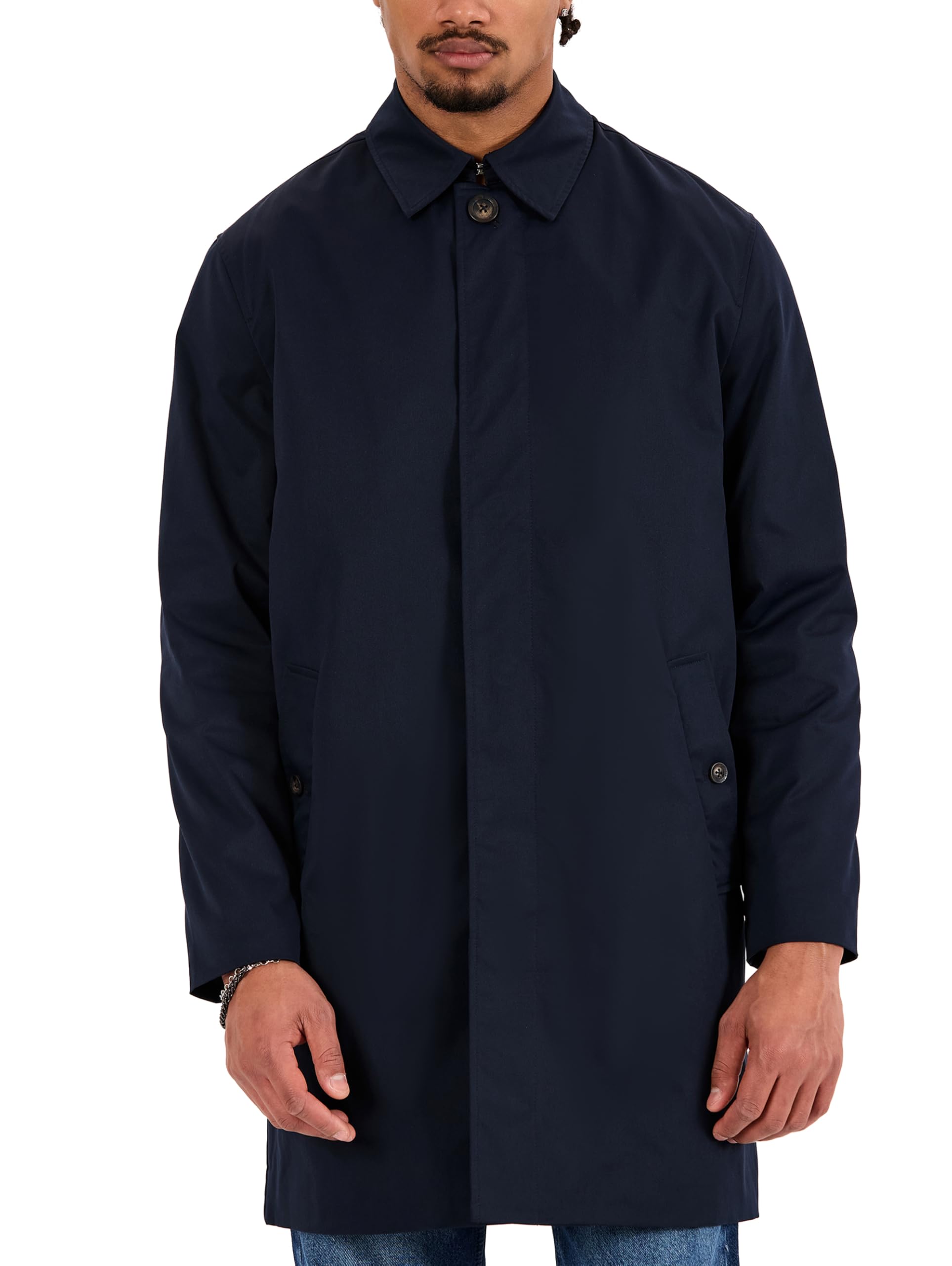 Redbridge Cappotto corto con abbottonatura e colletto, elegante cappotto per la primavera e l'autunno, per business e Smart Casual