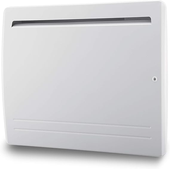 Radiador de hierro fundido, 1000 W, detector de ventana abierta, LCD programable, color blanco