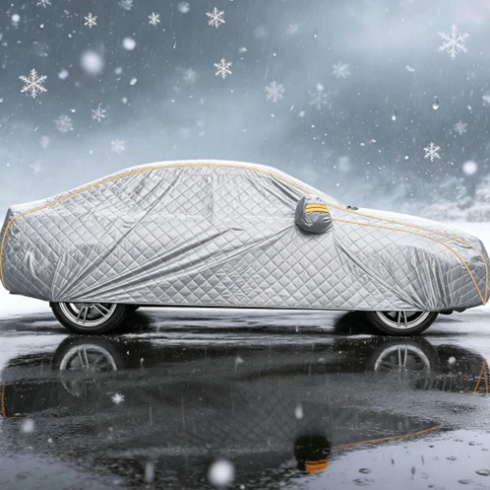 Telo Copriauto Antigrandine per Mercedes W166 Class ML 2011-2014, Telo Auto Invernale da Esterno, che offre protezione dal sole, dalla neve, dalla grandine e dalla polvere