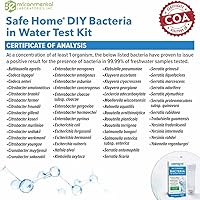 Vista 4 de Safe Home Kit de prueba de bacterias en agua para bricolaje – Resultados tan rápido como 6 horas – Detecta 50 especies diferentes de bacterias