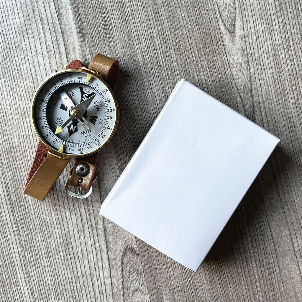 Belt Russian Compass with Glow-in-The-Dark Compass Switch Compass Outdoor Russian Compass