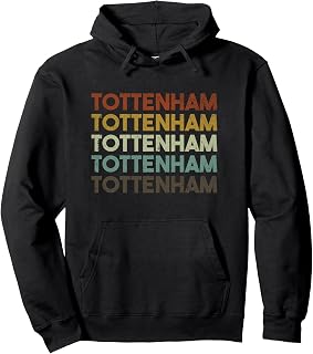 Retro Tottenham London Pullover Hoodie