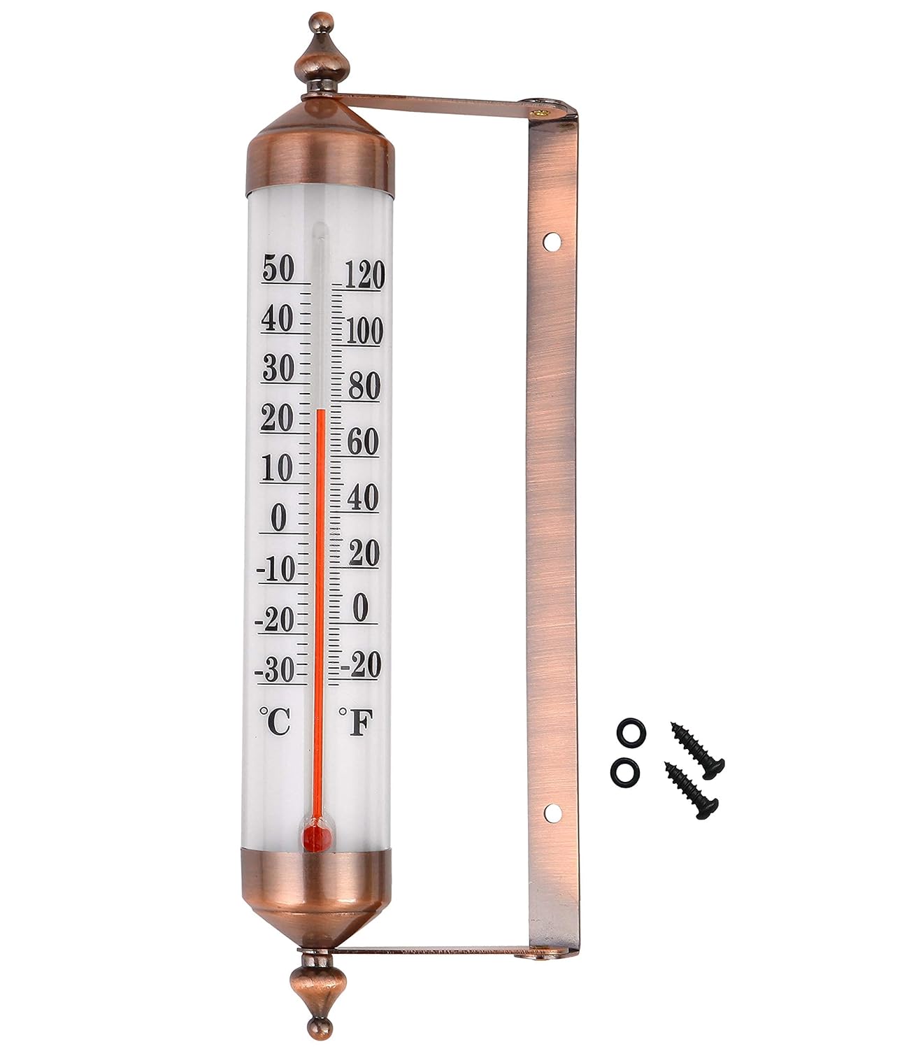 10.4 inches New Large Numbers Premium Quality Thermometer Indoor Outdoor Waterproof Decorative