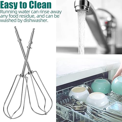 Miniatura 6 de Batidores de repuesto para batidoras de mano Cuisinart serie CHM, HM-50 HM-50BK HM-70 CHM-3 CHM-7PK, batidores de repuesto para mezclador de mano