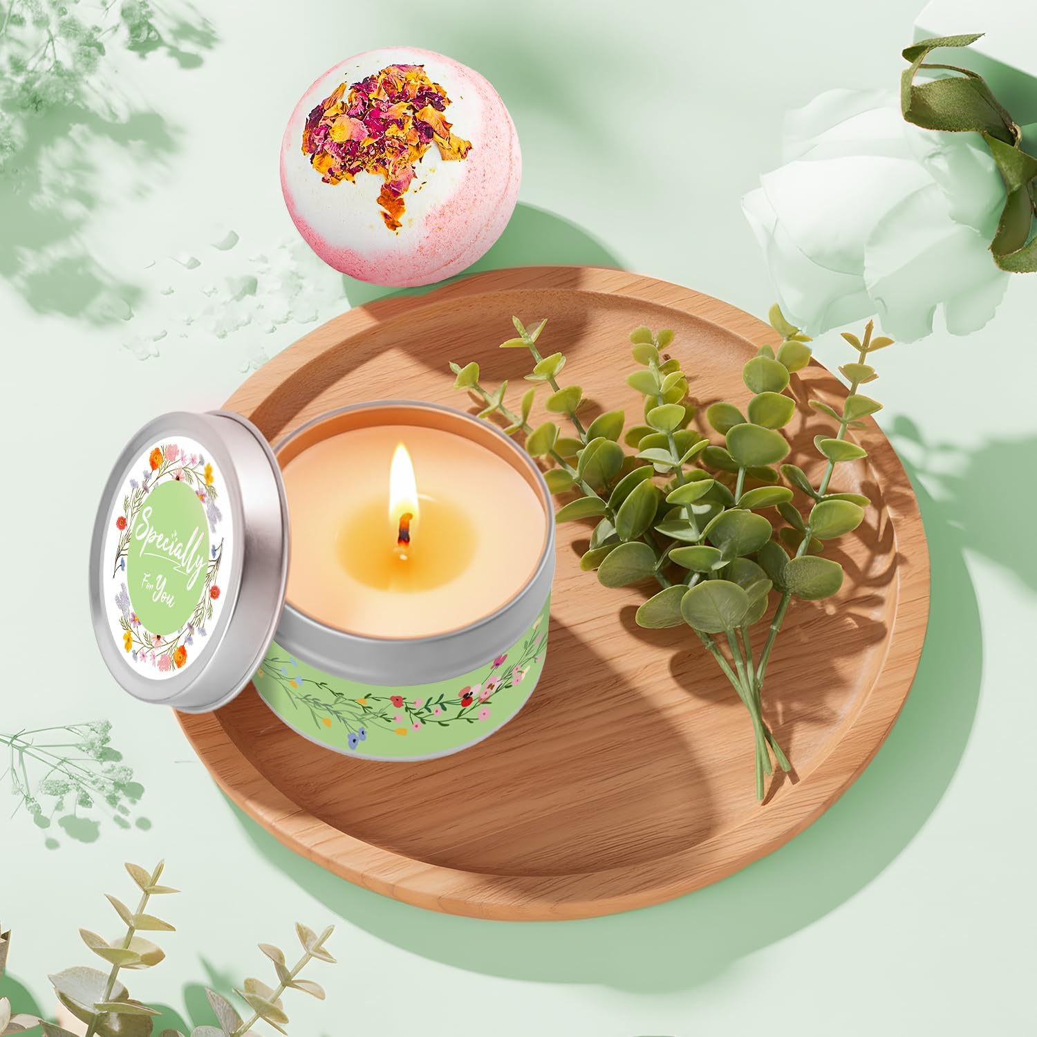 Mothers Day Gifts for Mom Wife Grandma, Unique Birthday Gifts for Women, Care Package Get Well Soon Gift, Relaxing Spa Gift Baskets, Thinking of You Gifts for Mom, Wife, Sister, Best Friend