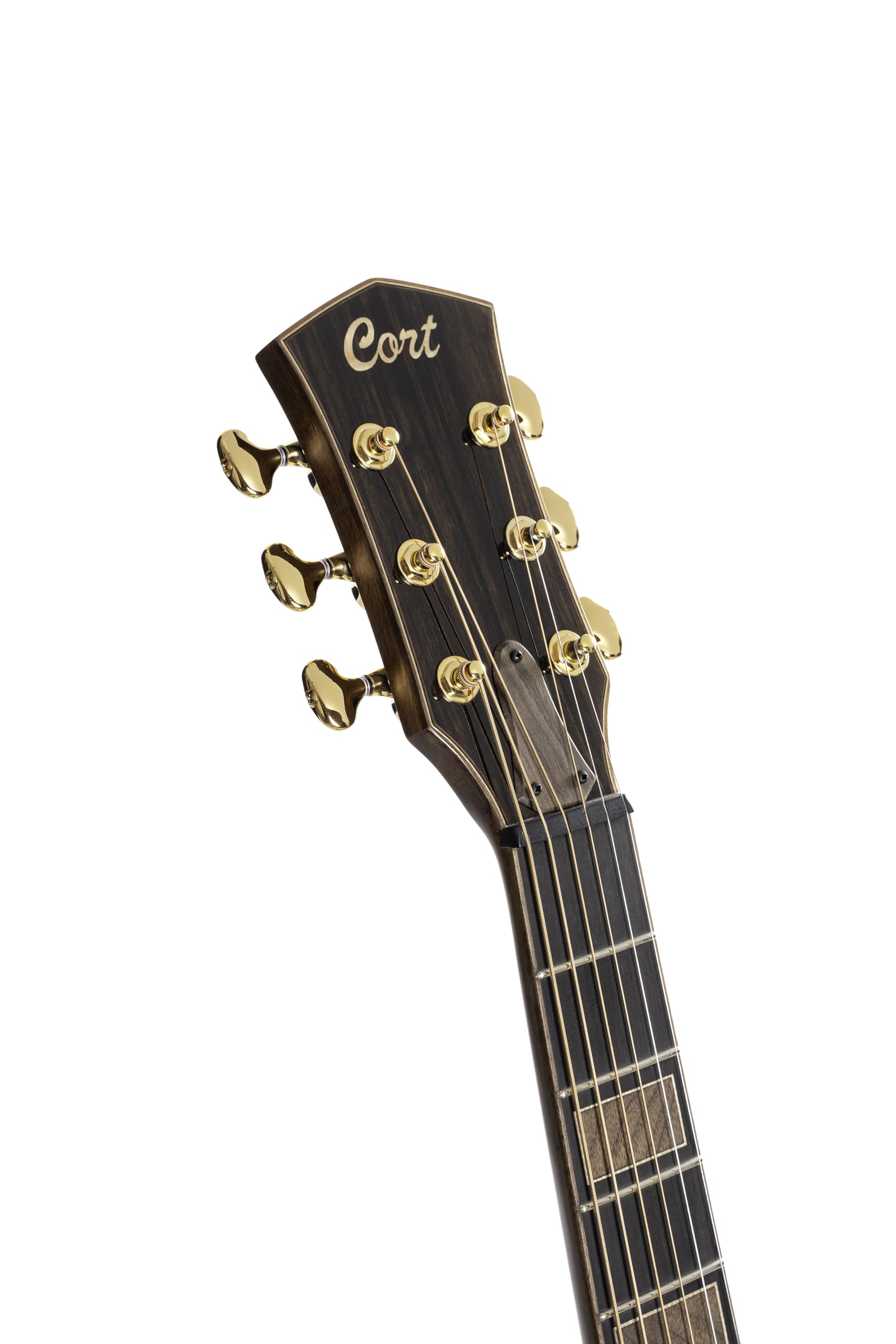 Cort Masterpiece Series Modern Black A/E Gitarre mit Koffer