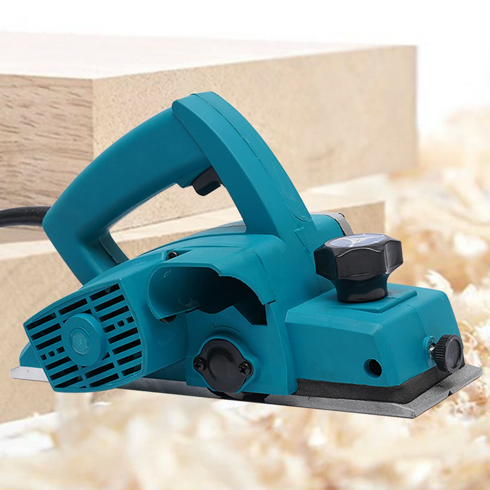 Piallatrice Elettrica 800 W per Legno - 11000 UPM, 1 mm, Larghezza Pialla: 82 mm