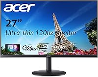Acer SB273 G0bi 27" IPS Full HD Gaming Monitor - 120Hz Refresh, 1ms VRB, FreeSync, Ultra-Thin Zero-Frame