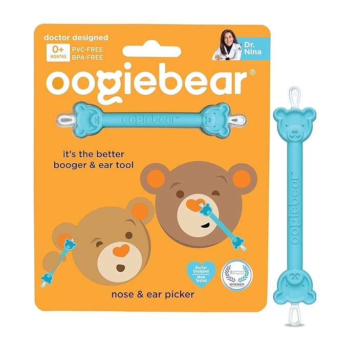 oogiebear鼻耳清洁器 - 婴幼儿安全简易鼻屎耳垢清除工具