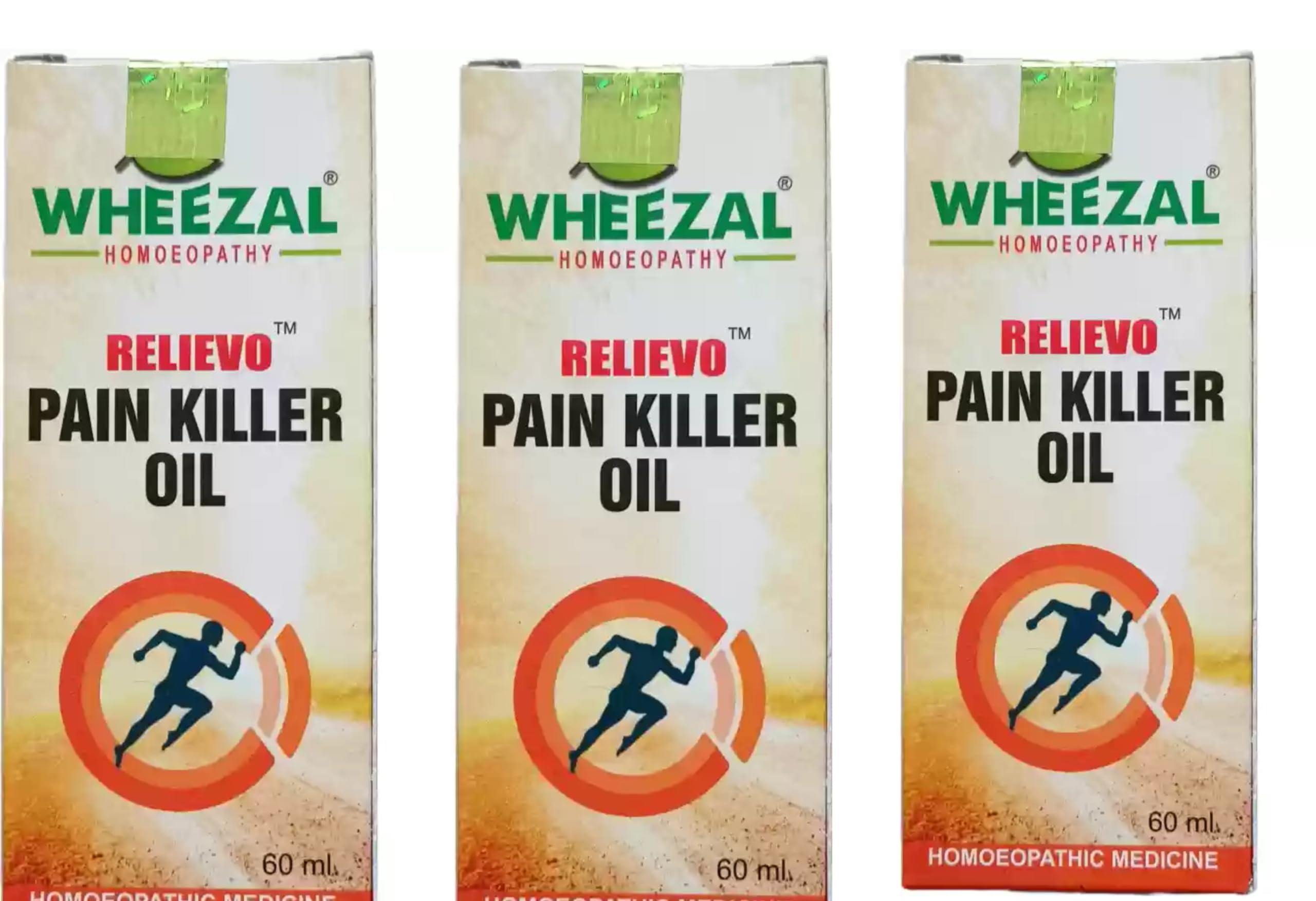 HOMOEOCART Wheezal Relievo Pain Killer Oil 60Ml(Pack Of 3) (B0CQVJX63L) Amazon Price History, Amazon Price Tracker
