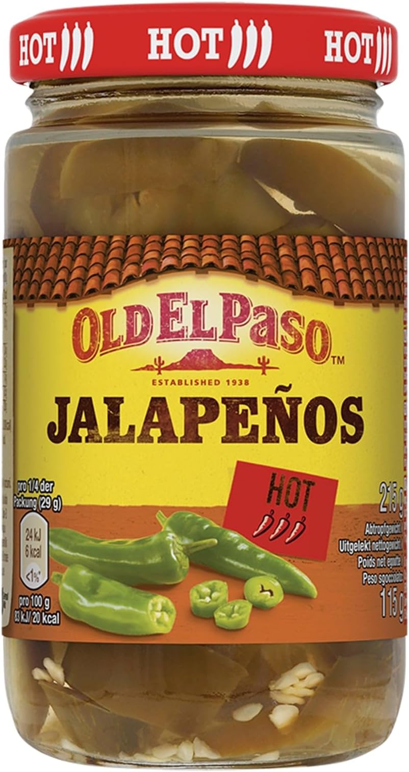 Old El Paso Sliced Jalapenos, 215g