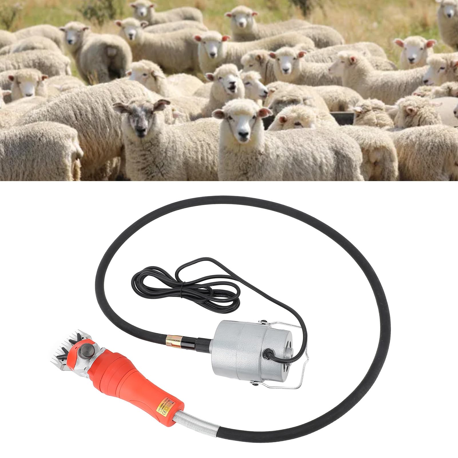 Forbici Per Pecore Elettriche Professionali Da 450 W, Tosatrici Per Toelettatura Per Pecore Alpaca Capre, Kit Per Toelettatura Pesante Per Allevamento Di Bestiame Con Custodia