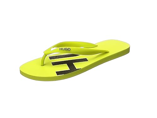 Amazon Hugo ヒューゴ ビーチサンダル コントラストロゴ フリップフロップ サンダル メンズ ファッションサンダル