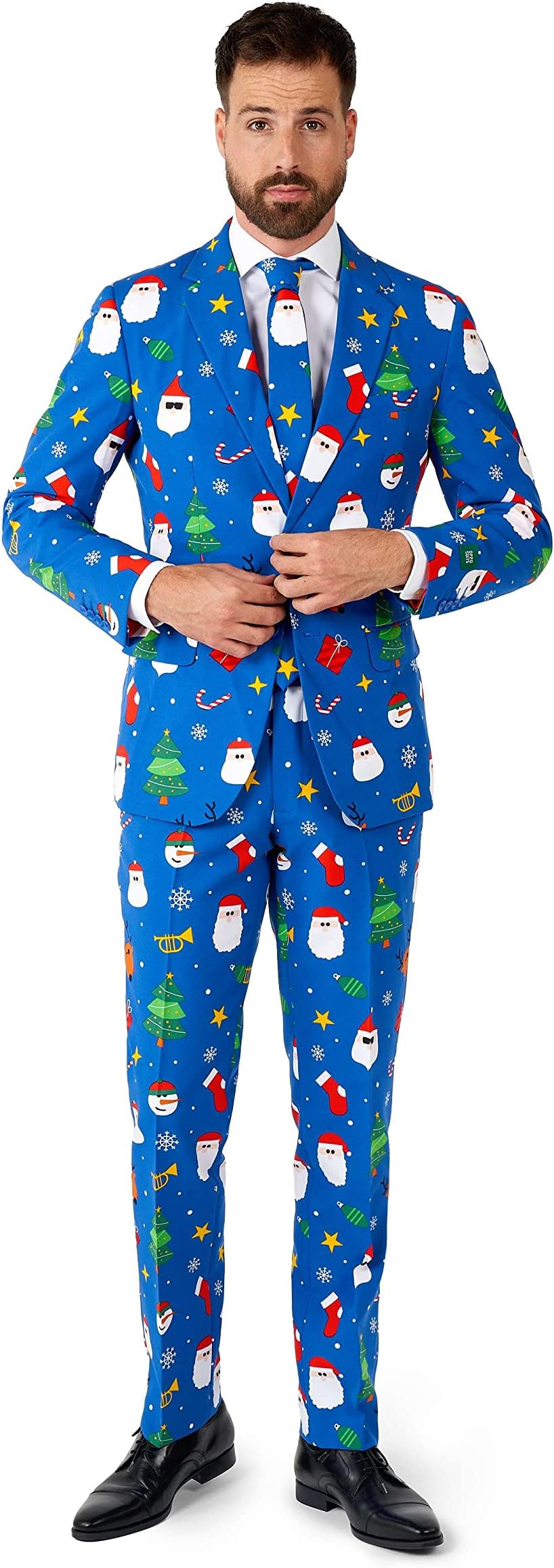 OppoSuitsMen's Christmas Suits-Consists of Jacket, Trousers and Tie Dress Set