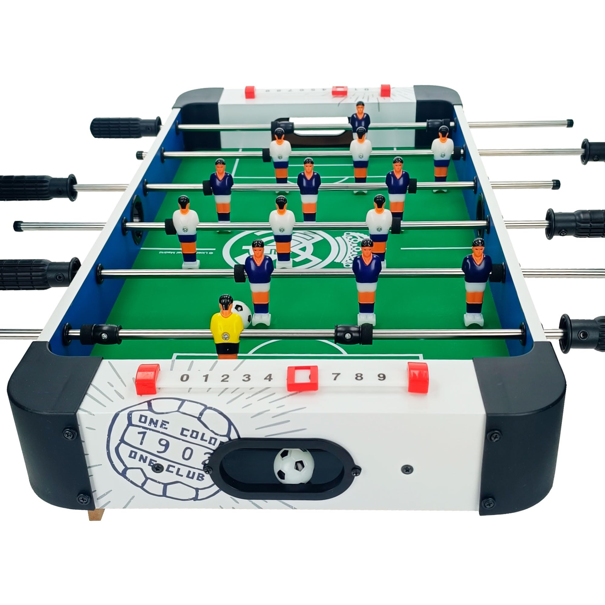 Futbolín de Juguete Real Madrid, 3 Barras (6721) Reig 70x59x23cm