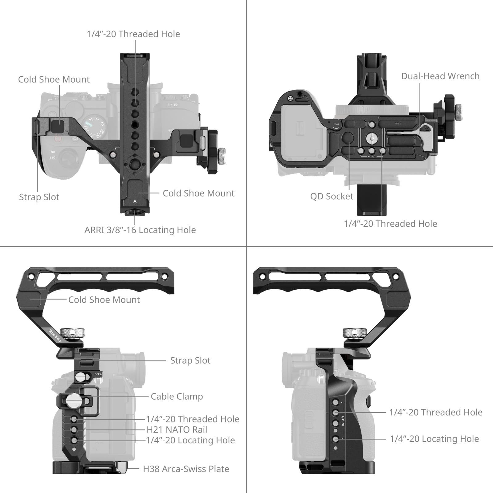 Amazon.co.jp: SmallRig Alpha 7 V / 7R V / 7 IV / 7S III用 カメラ