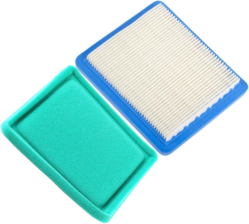 HIFROM Flat Air Filter Cartridge Replace for 491588 491588S 4915885 399959 John Deere PT15853 Oregon 30-710 with Pre Filter 271933 491435 493537