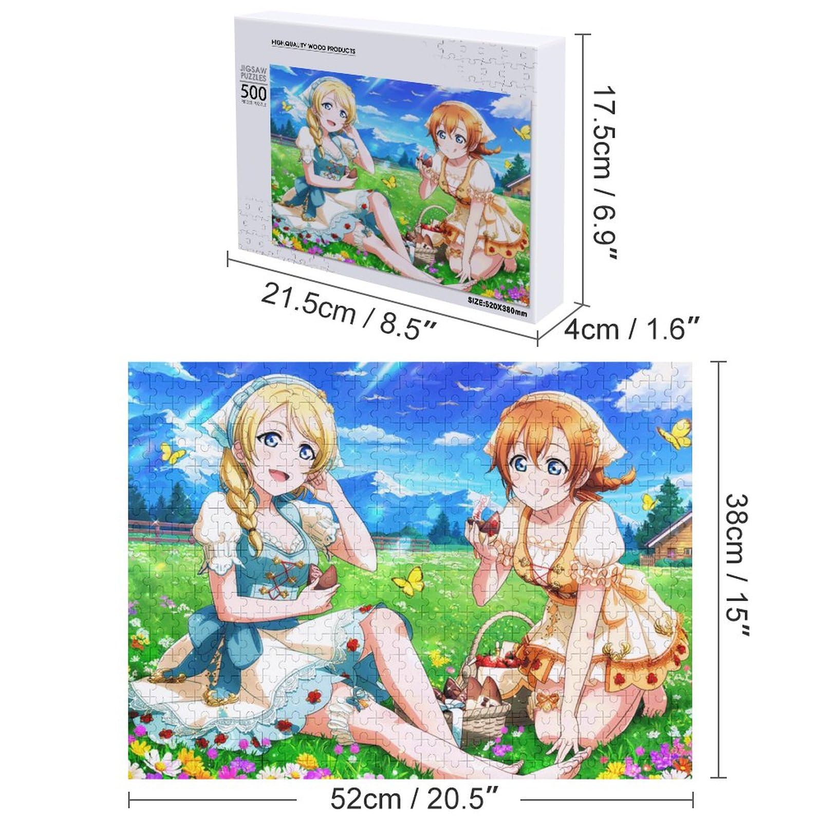ラブライブパズル Amazon.co.jp: ラブライブ 絢瀬絵里 高坂穂乃果 ジグソーパズル 木製