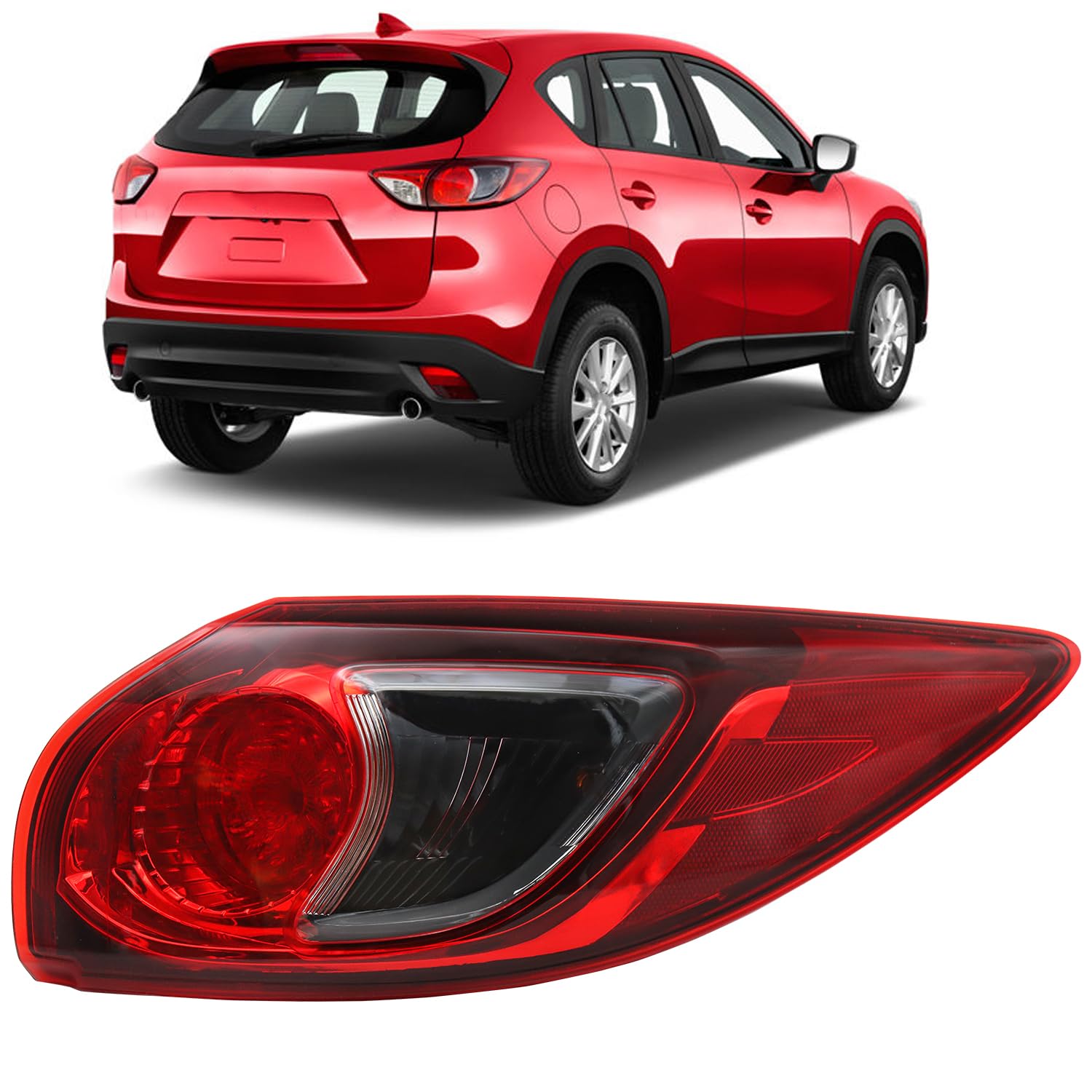 Amazon.com: Sunhua Outer Tail Light Fit for 2013 2014 2015 2016