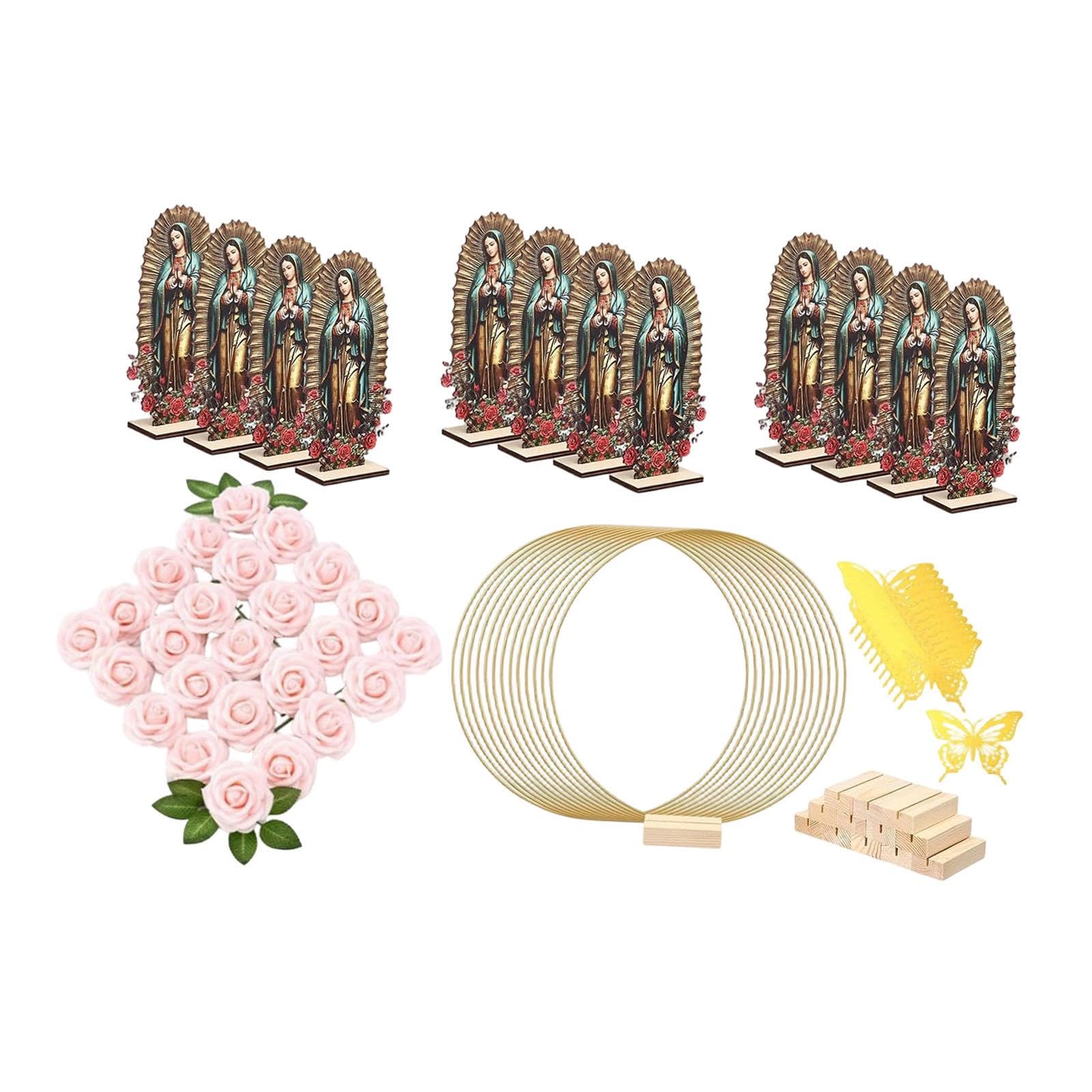 Couronne métallique ronde pour décoration de table de mariage et fête créative DIY